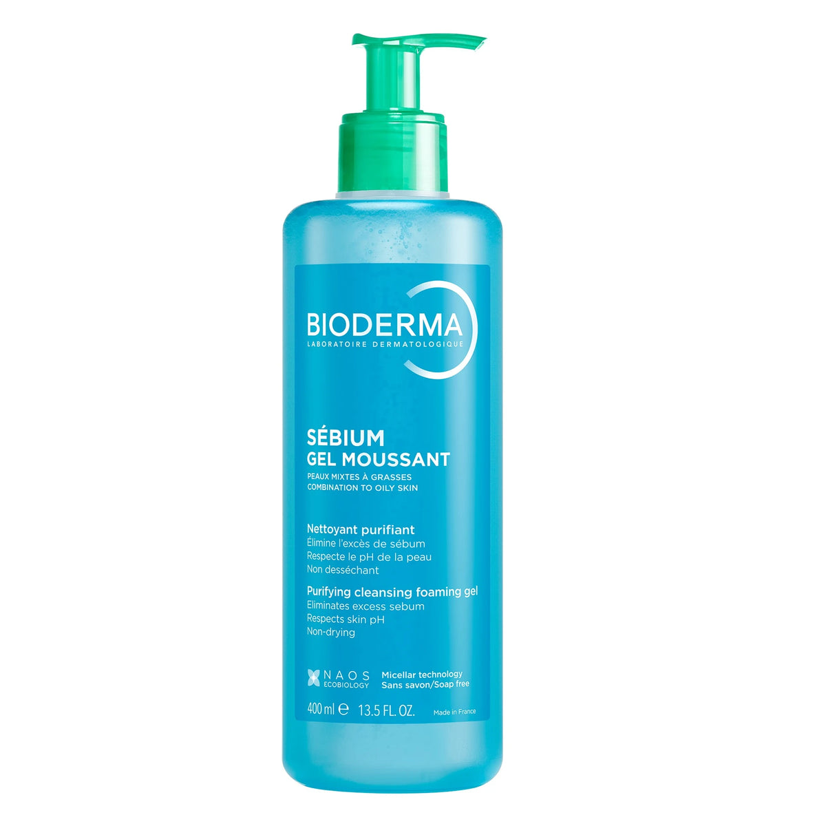 Bioderma Sébium Gel Moussant 400ml facial cleanser #Size_400ml