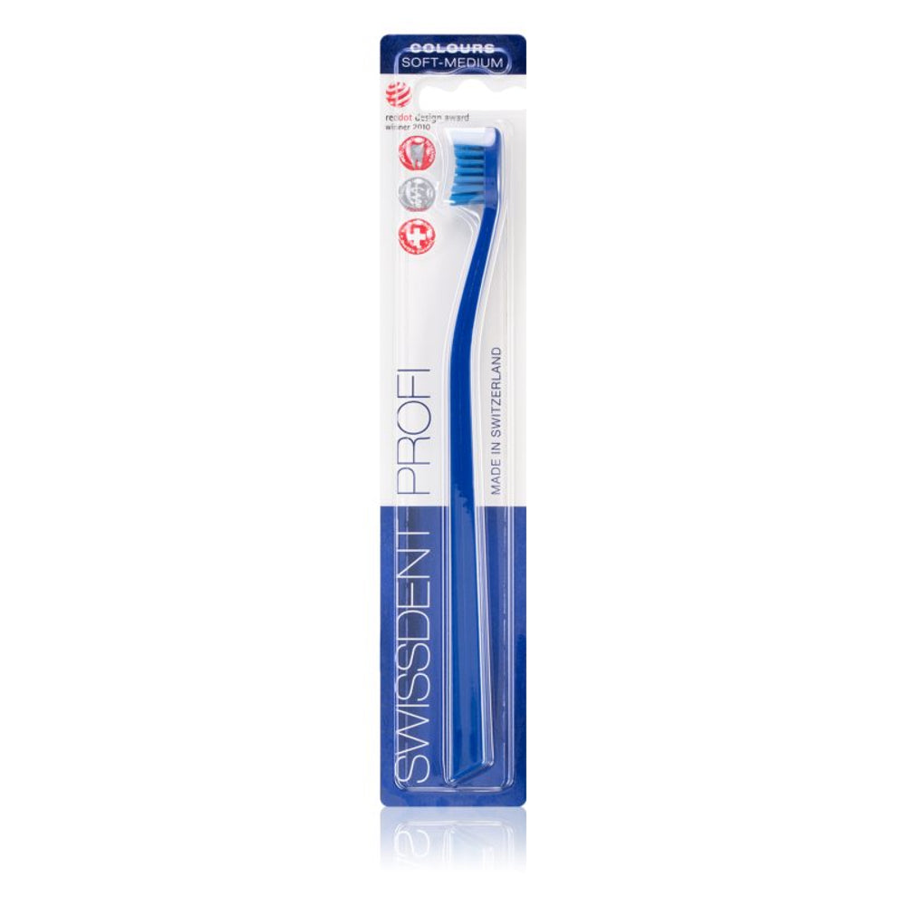 Swissdent Profi Colours Single Blue manual toothbrushes